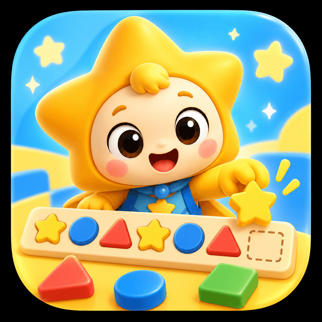 Tren Pola - mini game edukasi anak di aplikasi Lumi